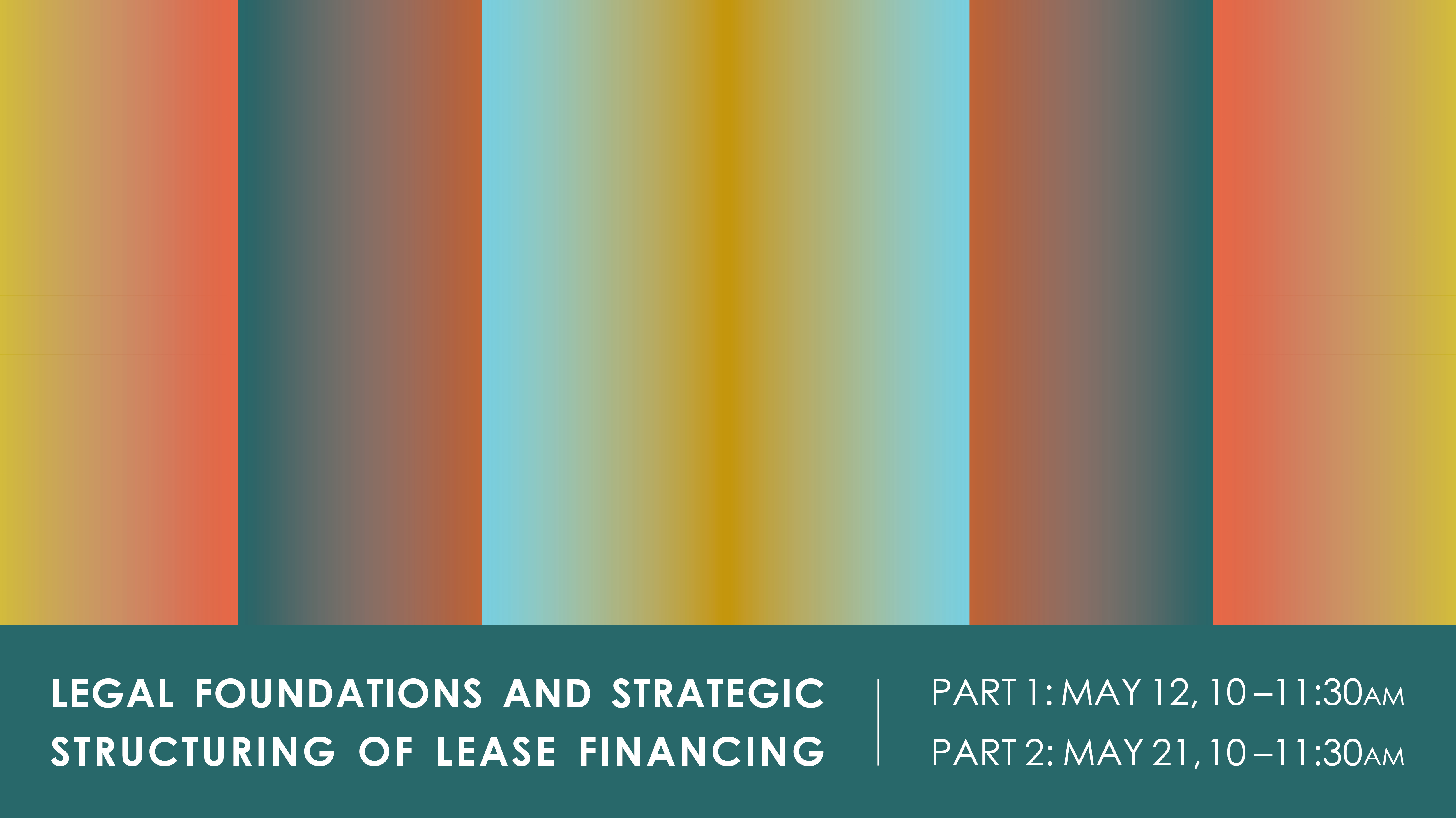 Event graphic for the 2025 Land-secured Financing seminar