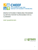 screen capture of the CHEEF Quarterly Report cover