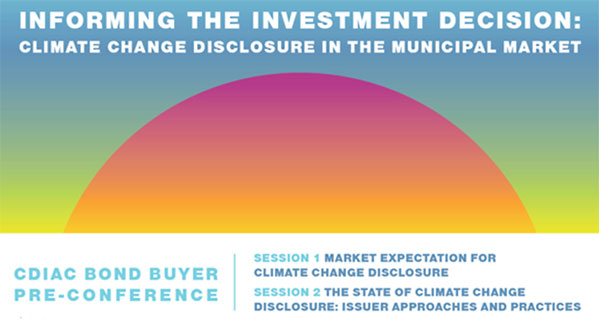 CDIAC Bond Buyer Pre-Conference graphic