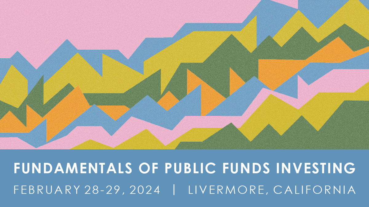 Event graphic for Fundamentals of Public Funds Investing