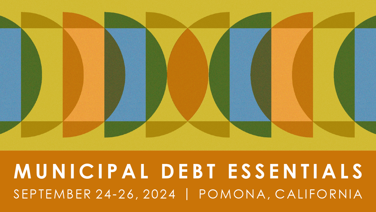 Event graphic for Municipal Debt Essentials