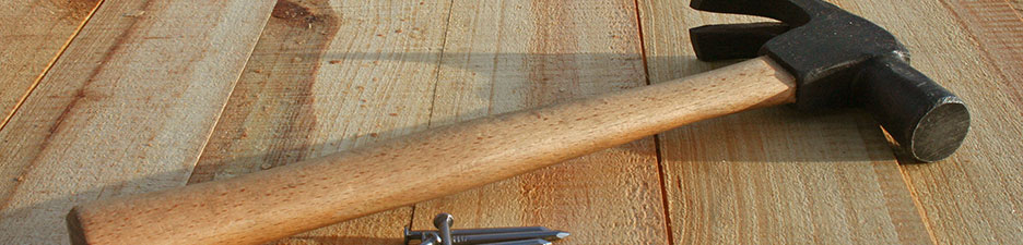 photo of a hammer and nails