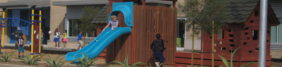 photo of children on a playground