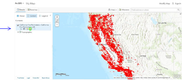 ArcGIS web page