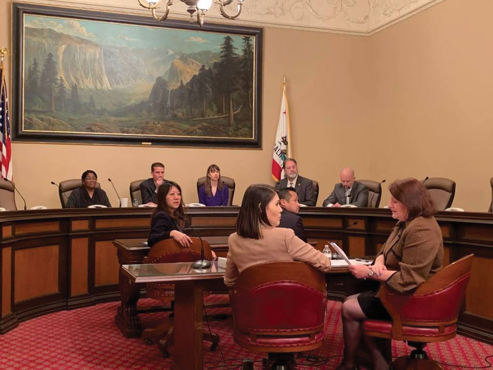 Testifying at the Senate Government and Finance Committee in support of Senate President Pro Tempore Toni Atkins’ bill (SB 451) to establish a tax credit for the preservation and rehabilitation of historic buildings in California.