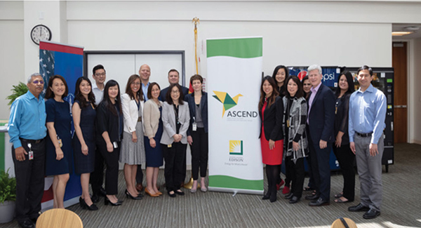 At the Asian American Pacific Islander Employee Resource Group of Southern California Edison for a panel celebrating AAPI heritage month and leadership in public service. Treasurer Ma served on a panel with Lorene Miller, the utility’s managing director of the customer service re-platform program.