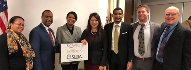 Treasurer Fiona Ma with Sacramento Redevelopment Housing Authority