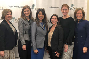 With Katie Selenski, executive director of CalSavers, which provides private sector workers with access to retirement savings programs through their work places.