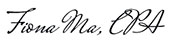 Fiona Ma signature