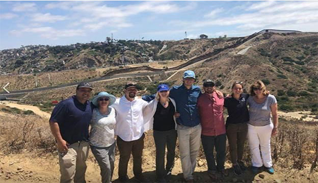 California Pollution Control Financing Authority Executive Director Renee Webster Hawkins (second from left) visits Tijuana to collaborate with local leaders on investing in recycling and re-use programs that create jobs, improve quality of life and reduce pollution on both sides of the U.S.-Mexico border. California Pollution Control Financing Authority Executive Director Renee Webster Hawkins (second from left) visits Tijuana to collaborate with local leaders on investing in recycling and re-use programs that create jobs, improve quality of life and reduce pollution on both sides of the U.S.-Mexico border.