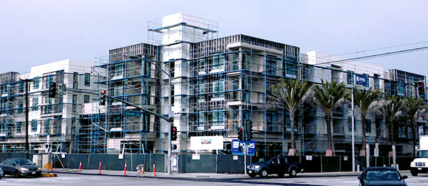 Construction of Carson Veterans Village housing development.