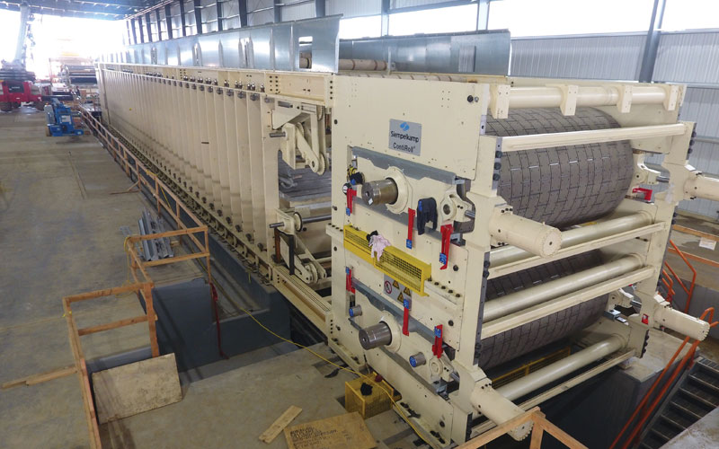 Above is the CalPlant I press that will be used in the manufacturing process.