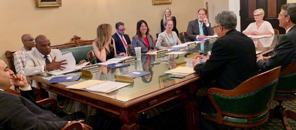 Treasurer Ma chairs a meeting of the California Debt & Investment Advisory Commission, one of 16 boards, commissions and authorities for which she is responsible.