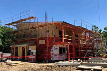 Creekside Apartments in Davis, Yolo County will provide 89 affordable units when completed. Bonds issued by the California Housing Finance Authority.