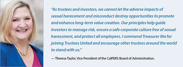— Theresa Taylor, Vice President of the CalPERS Board of Administration. 
