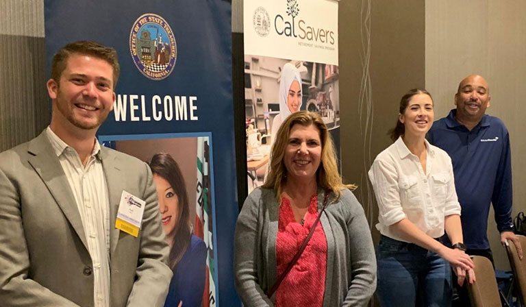 Northern California STO External Affairs shares information on programs at the 2019 Women Veteran Alliance’s Unconference in Monterey. He was joined by program outreach teams from the STO representing ScholarShare, CalSavers, and the California Pollution Control Financing Authority (CPCFA). The Alliance provides support and resources to women who served in the military. Northern California STO External Affairs shares information on programs at the 2019 Women Veteran Alliance’s Unconference in Monterey. He was joined by program outreach teams from the STO representing ScholarShare, CalSavers, and the California Pollution Control Financing Authority (CPCFA). The Alliance provides support and resources to women who served in the military.