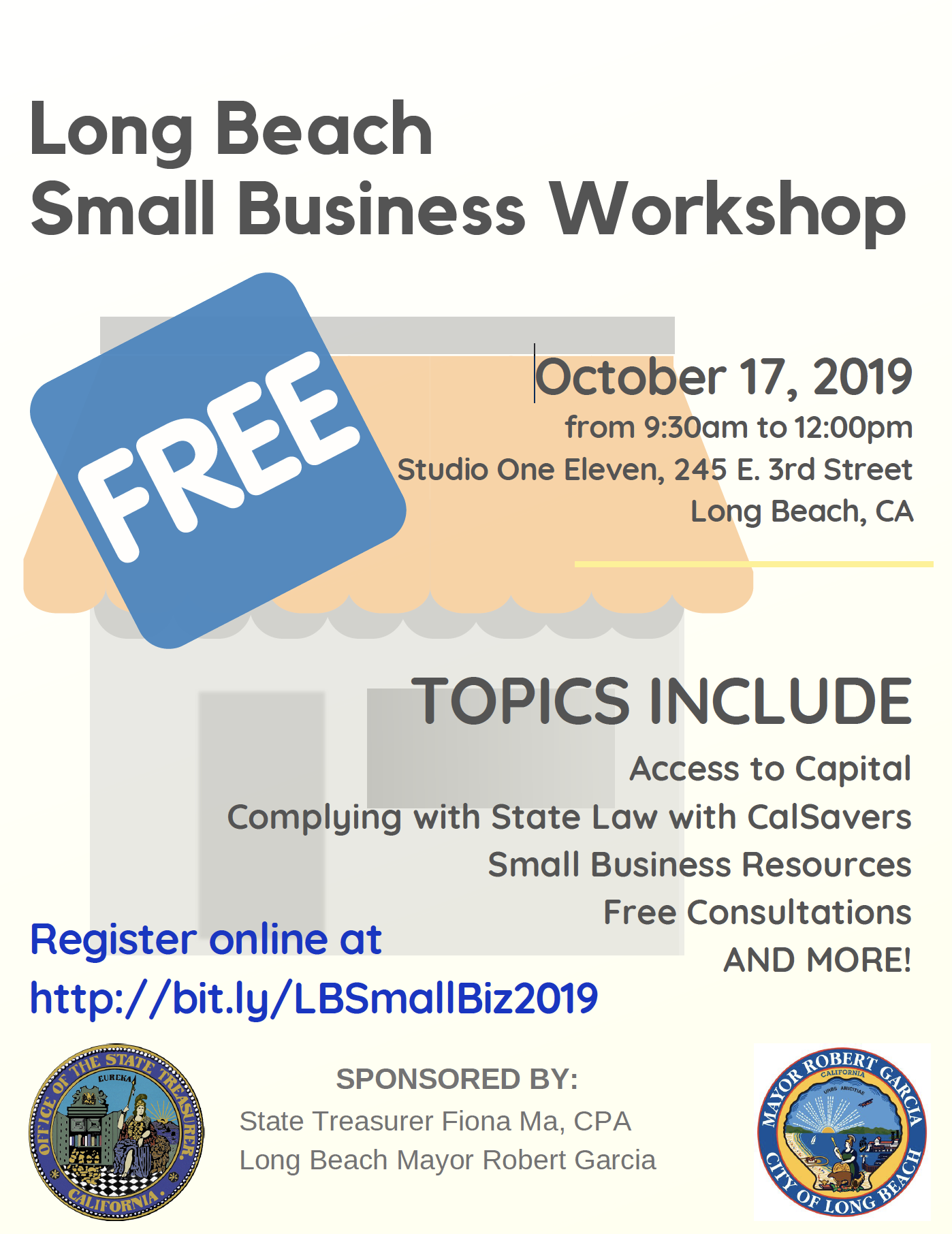 Long Beach Small Business Workshop - Oct 17 2019 Long Beach Small Business Workshop - Oct 17 2019