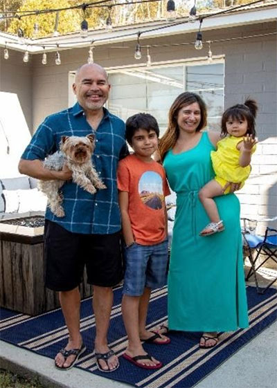 The Flores family used REEL to install a tankless water heater, high-efficiency furnace and smart thermostat in their El Cajon home.