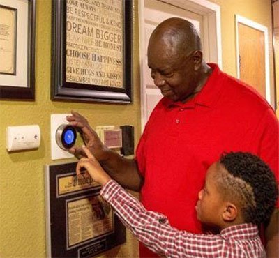 Sammie Allen, Sr. of Ridgecrest used REEL to install energy efficient air conditioning equipment