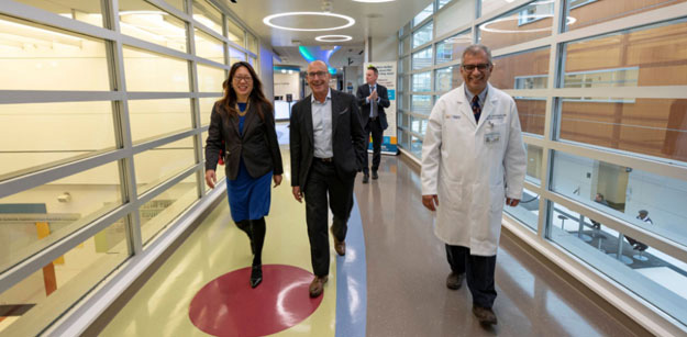 Treasurer Ma accompanies UC Davis Health Vice Chancellor of Human Health Sciences and CEO David Lubarsky