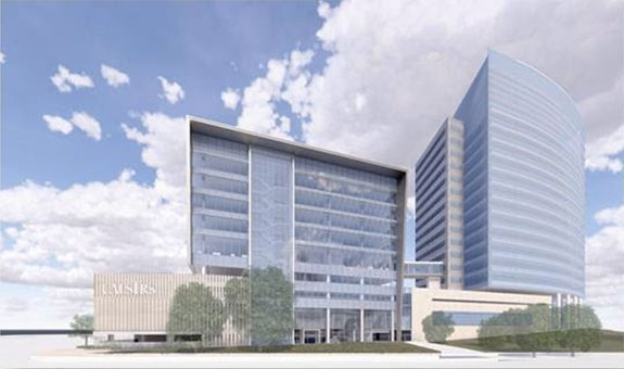 Artist’s rendering of the planned expansion of the Sacramento headquarters of CalSTRS