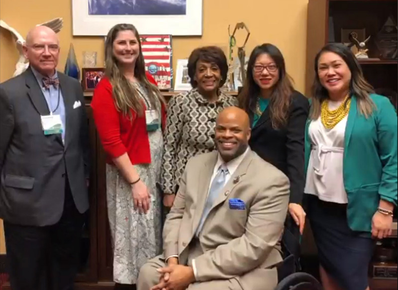 Meeting with U.S. Representative Maxine Waters