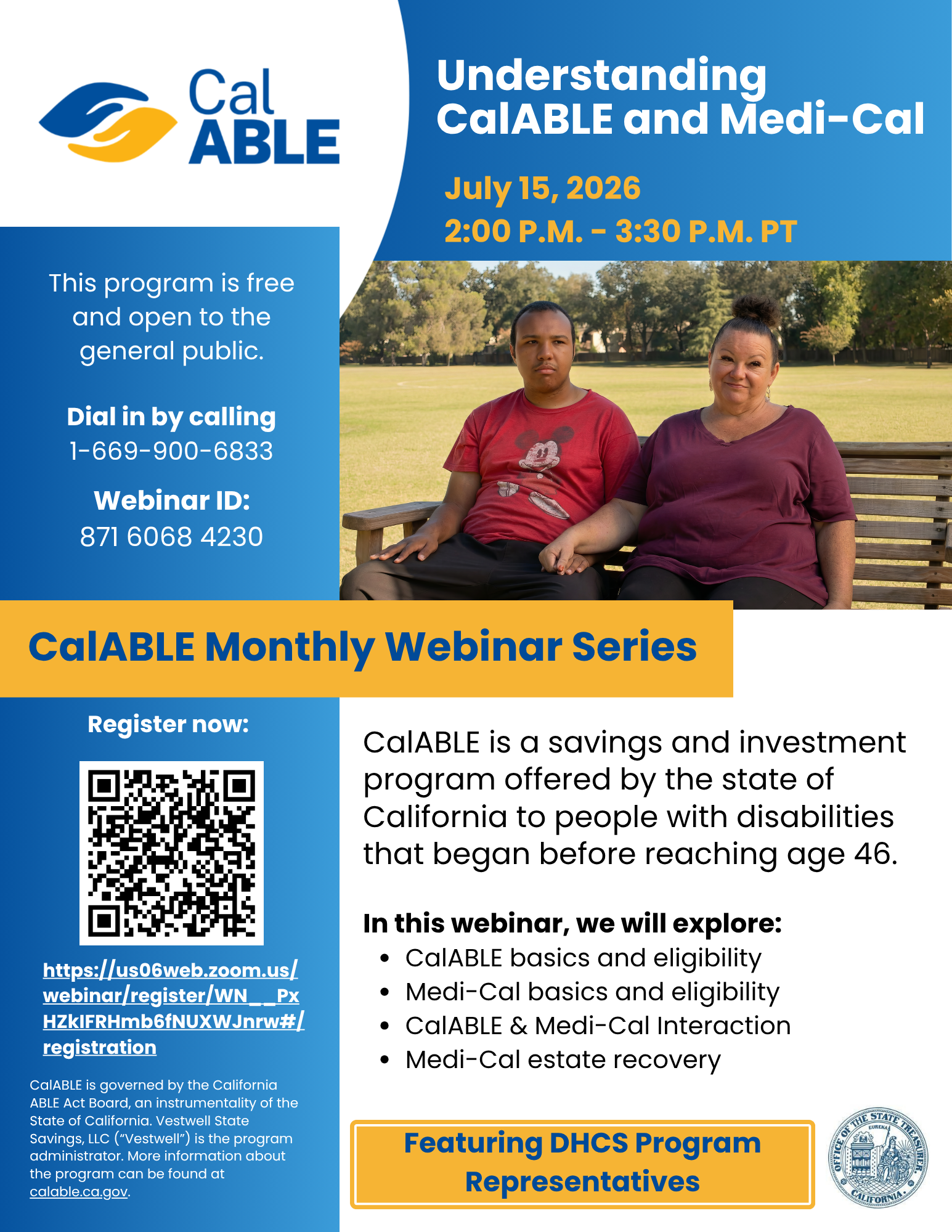 Webinar: Understanding CalABLE and Medi-Cal