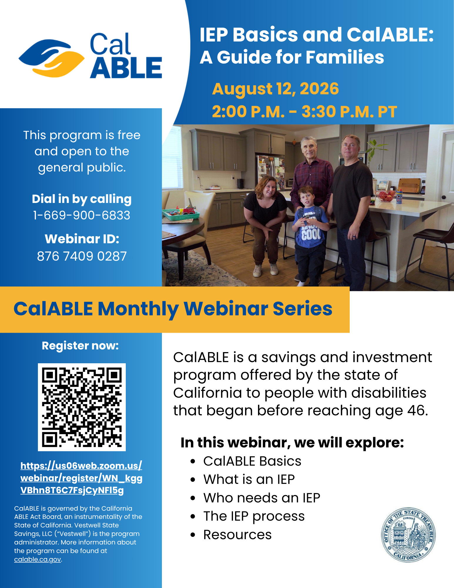 Webinar: IEP Basics and CalABLE - A Guide for Families