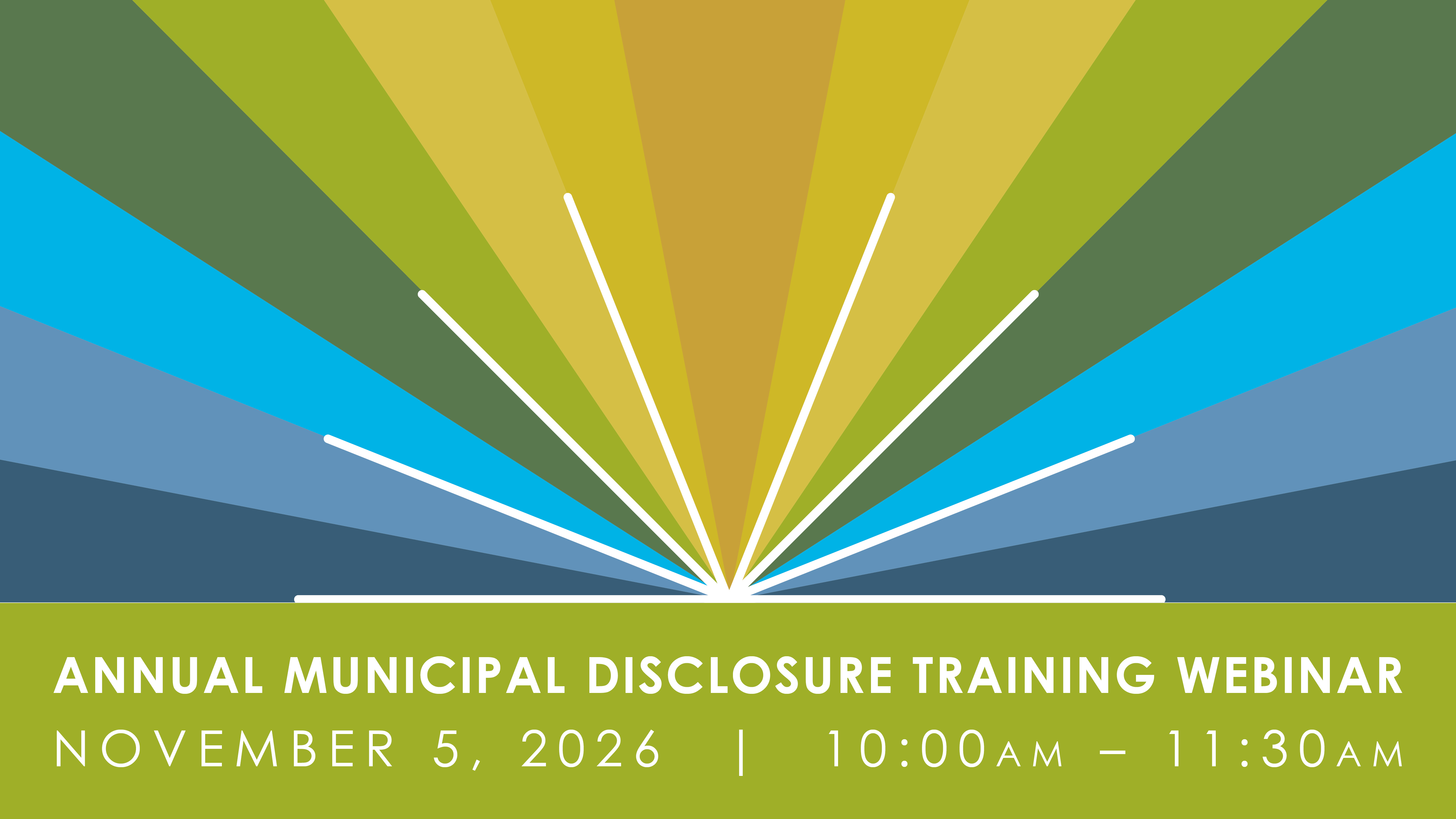 Annual Municipal Disclosure Training