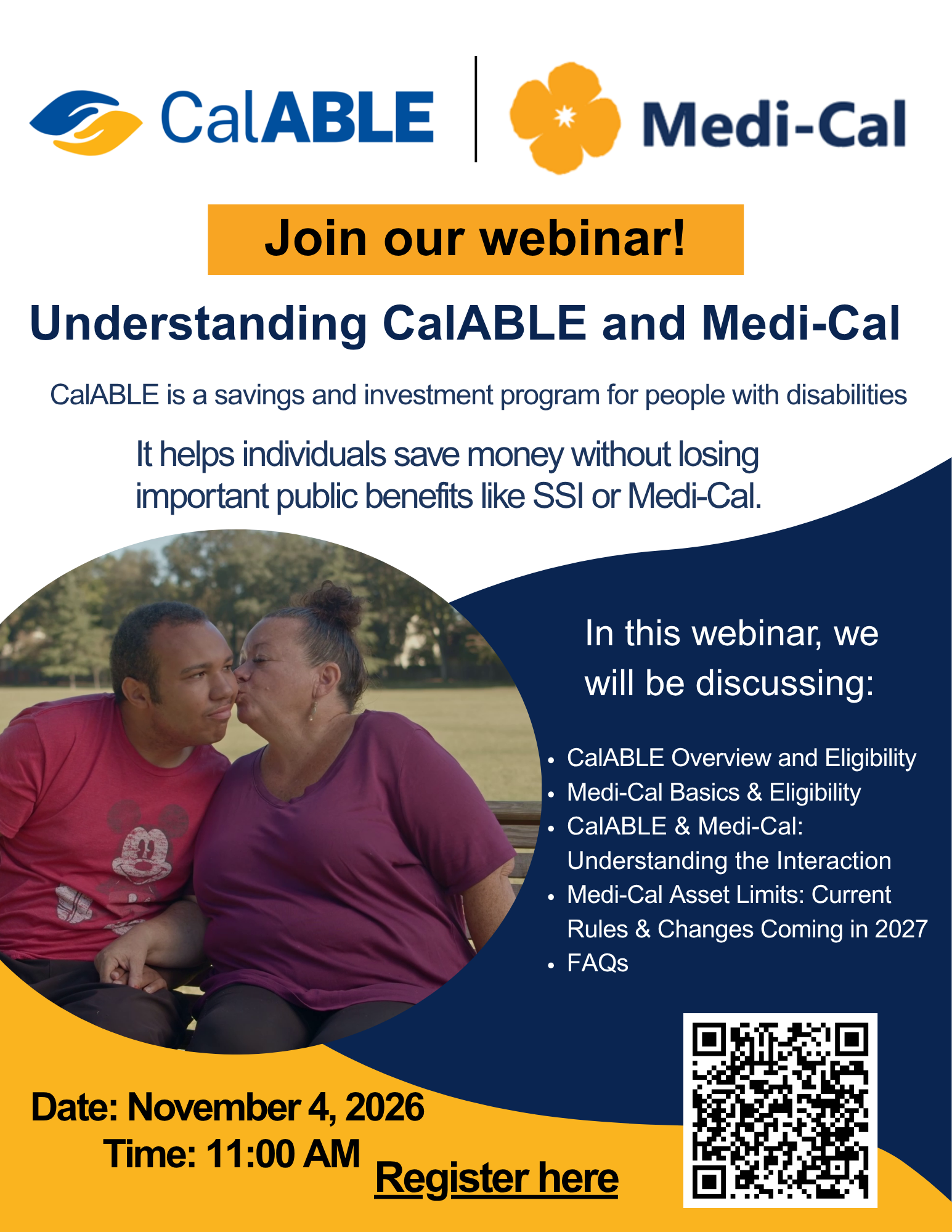 Webinar: Understanding CalABLE and Medi-Cal